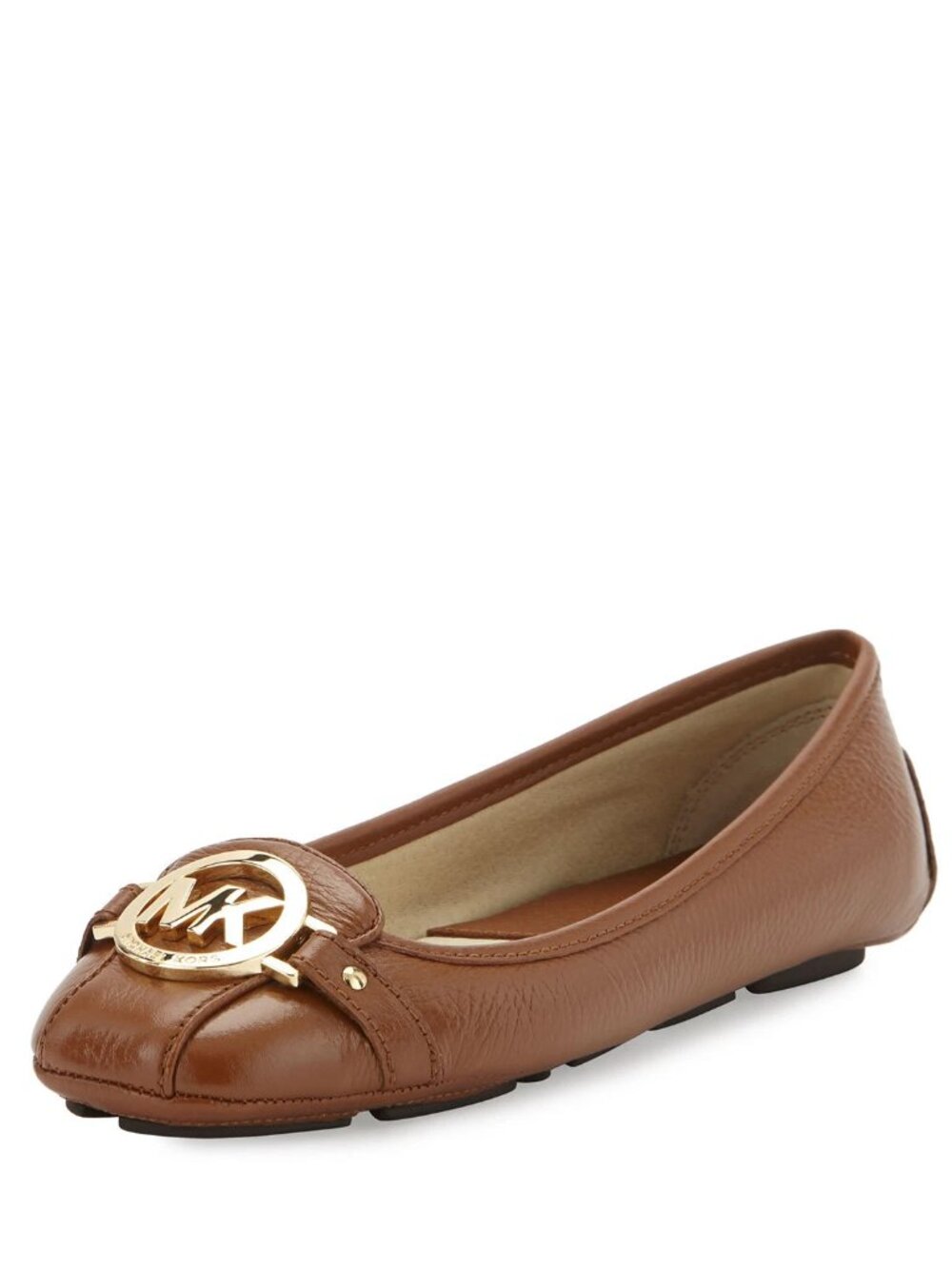 Michael Kors Fulton Leather Moccasin Logo